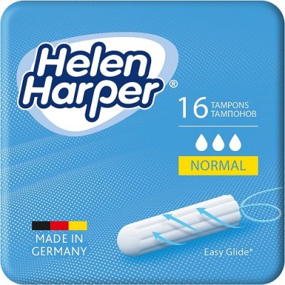 Купить helen harper (хелен харпер) нормал тампоны без аппликатора 16 шт в Бору