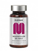 Купить elemax magnesium b6 max (элемакс магнезиум в6 макс) таблетки, 60 шт бад в Бору