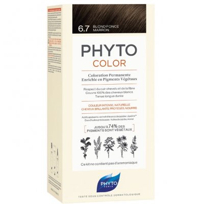 Купить фитосолба фитоколор (phytosolba phyto color) краска для волос оттенок 6.7 тёмно-шоколадный блонд в Бору