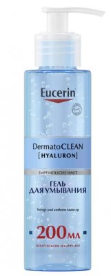 Купить eucerin dermatoclean (эуцерин) гель для умывания освежающий и очищающий 200 мл в Бору