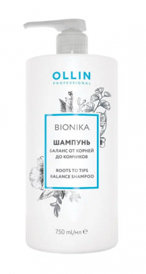 Купить ollin prof bionika (оллин) шампунь для волос баланс от корней до кончиков, 750мл в Бору