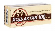 Купить йод-актив 100мкг, таблетки 60 шт бад в Бору