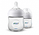 Купить avent (авент) бутылочка для кормления с рождения natural 125 мл 2шт (scf030/27) в Бору