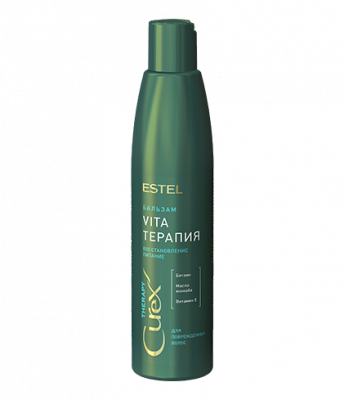 Купить estel (эстель) бальзам для поврежденных волос vita-терапия curex therapy, 250мл в Бору
