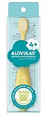 Купить lovular (ловулар) зубная щетка детская с 4-х месяцев, желтая в Бору