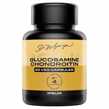 IPSUM (Ипсум) Глюкозамин+Хондроитин, капсулы массой 892мг, 60 шт БАД
