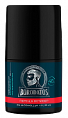 Купить borodatos (бородатос) дезодорант-антиперспирант роликовый парфюмированный перец и ветивер, 50мл в Бору