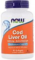 Купить now foods (нау фудс) рыбий жир из печени трески 1000мг, капсулы 1391мг, 90 шт бад в Бору