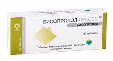 Купить бисопролол-лексвм, таблетки, покрытые пленочной оболочкой 5мг, 30 шт в Бору