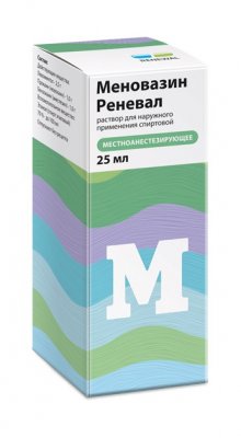 Купить меновазин-реневал, раствор для наружного применения, 25мл в Бору