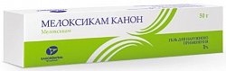 Купить мелоксикам-канон, гель для наружного применения, 1%, туба 50г в Бору
