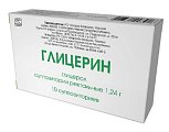 Купить глицерин, суппозитории ректальные 1,24г, 10 шт в Бору