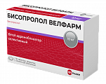 Купить бисопролол-велфарм, таблетки, покрытые пленочной оболочкой 10мг, 50 шт в Бору