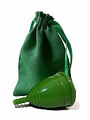 Купить онликап (onlycup) менструальная чаша серия лен размер l, зеленая в Бору