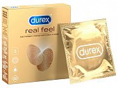 Купить durex (дюрекс) презервативы real feel 3шт в Бору
