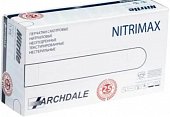Купить перчатки archdale nitrimax смотровые нитриловые нестерильные неопудренные текстурные размер хs, 100 шт белые в Бору