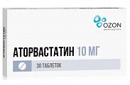 Купить аторвастатин, таблетки, покрытые пленочной оболочкой 10мг, 30 шт в Бору