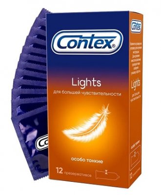 Купить контекс презервативы lights особо тонкие №12 (авк полифарм, соединенное королевство) в Бору