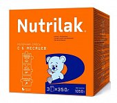 Купить  nutrilak (нутрилак) 2 молочная смесь с 6 месяцев, 1050г в Бору
