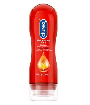 Durex (Дюрекс) гель-смазка 2 в 1 Play Sensual Massage Иланг-иланг 200мл