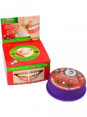Купить 5 star cosmetic (5 стар косметик) зубная паста травяная с экстрактом мангостина, 25г в Бору