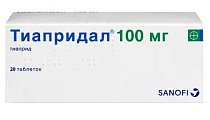 Купить тиапридал, таблетки 100мг, 20 шт в Бору