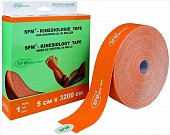Купить лента (тейп) кинезиологическая sfm-plaster на хлопковой основе 5см х 3,2м оранжевый в Бору