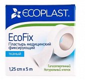 Купить ecoplast ecoplast медицинский фиксирующий тканый 1,25см х 5м в Бору