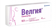Купить велгия, раствор для подкожного введения 0.5 мг/доза 1,5мл шприц-ручка 1шт с иглами 5шт в Бору