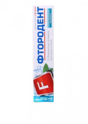 Купить фтородент зубная паста отбеливающая, формула, 62г в Бору