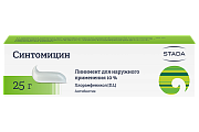 Купить синтомицин, линимент для наружного применения 10%, 25г в Бору