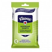 Купить kleenex (клинекс) салфетки влажные антибактериальные 10шт в Бору