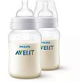 Купить avent (авент) бутылочка для кормления anti-colic 1 месяц+ 260 мл 2 шт scf103/02 в Бору