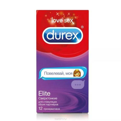 Купить durex (дюрекс) презервативы elite emoji, 12 шт в Бору