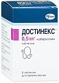 Купить достинекс, таблетки 0,5мг, 8 шт в Бору