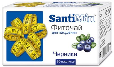 Купить сантимин, черника чай пак №30_бад (фора-фарм, россия) в Бору