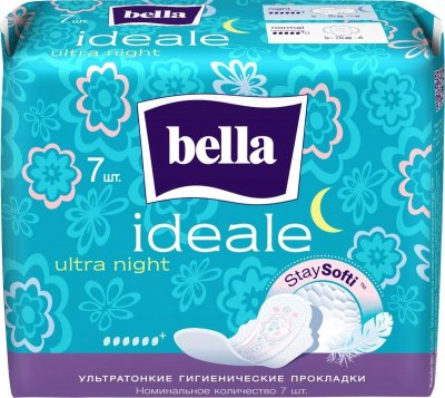 Купить bella (белла) прокладки ideale ultra night stay softi 7 шт в Бору