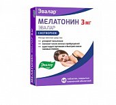 Купить мелатонин эвалар, таблетки, покрытые пленочной оболочкой 3мг, 40 шт в Бору