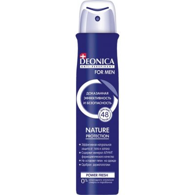 Купить deonica (деоника) дезодорант-спрей nature protection для мужчин, 200мл в Бору