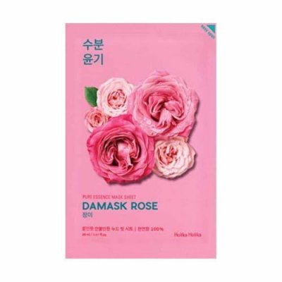 Купить holika holika (холика холика) тканевая маска для лица увлажняющая дамасская роза pure essence, 20мл в Бору