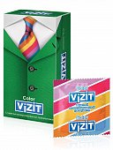 Купить vizit (визит) презервативы color цветные ароматизированные 12шт в Бору