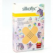 Купить silkofix (силкофикс) пластырь полимерная основа с хлоргексидином 1,9х7,2см, 10 шт единорог в Бору