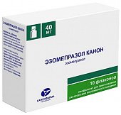 Купить эзомепразол канон лиофилизат для приготовления раствора для внутривенного введения, 40 мг, флаконы 10шт в Бору