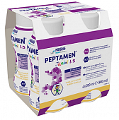 Купить peptamen (пептамен) junior 1.5 смесь с ароматом ванили, 200 мл 4шт в Бору