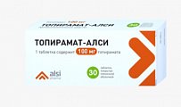 Купить топирамат, таблетки, покрытые пленочной оболочкой 100мг, 30 шт в Бору