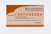 Купить синтомицин, суппозитории вагинальные 250мг, 10 шт в Бору