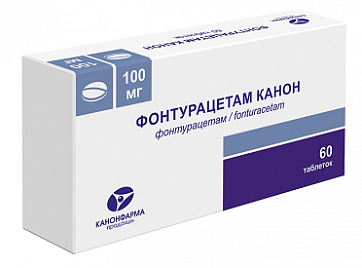 Фонтурацетам Канон, таблетки 100мг 60шт