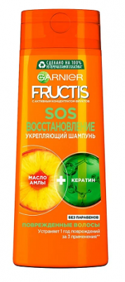 Купить garnier fructis sos (гарньер фруктис) шампунь восстановление 400мл в Бору