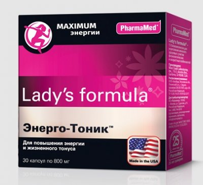 Купить lady's formula (леди-с формула) энерго-тоник, капсулы, 30 шт бад в Бору