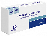 Купить прамипексол канон, таблетки 0.25мг 30шт в Бору